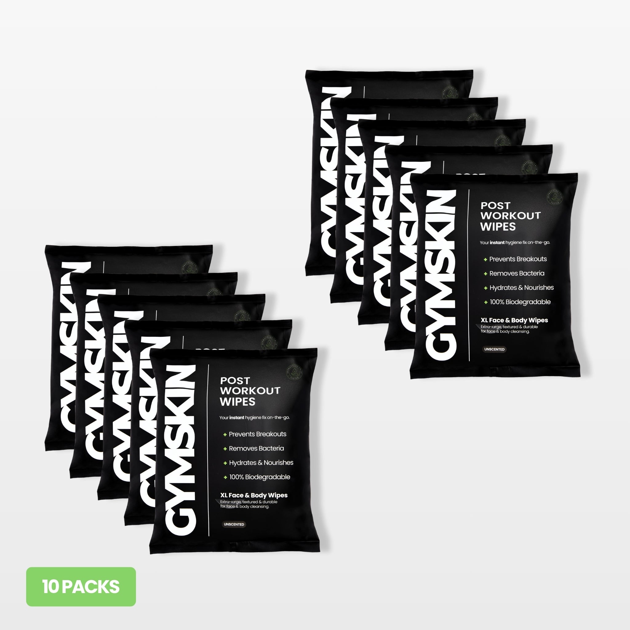 Post Workout Wipes - 10 Pack Bundle