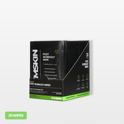 Single Post Workout Wipes (20 Wipes)