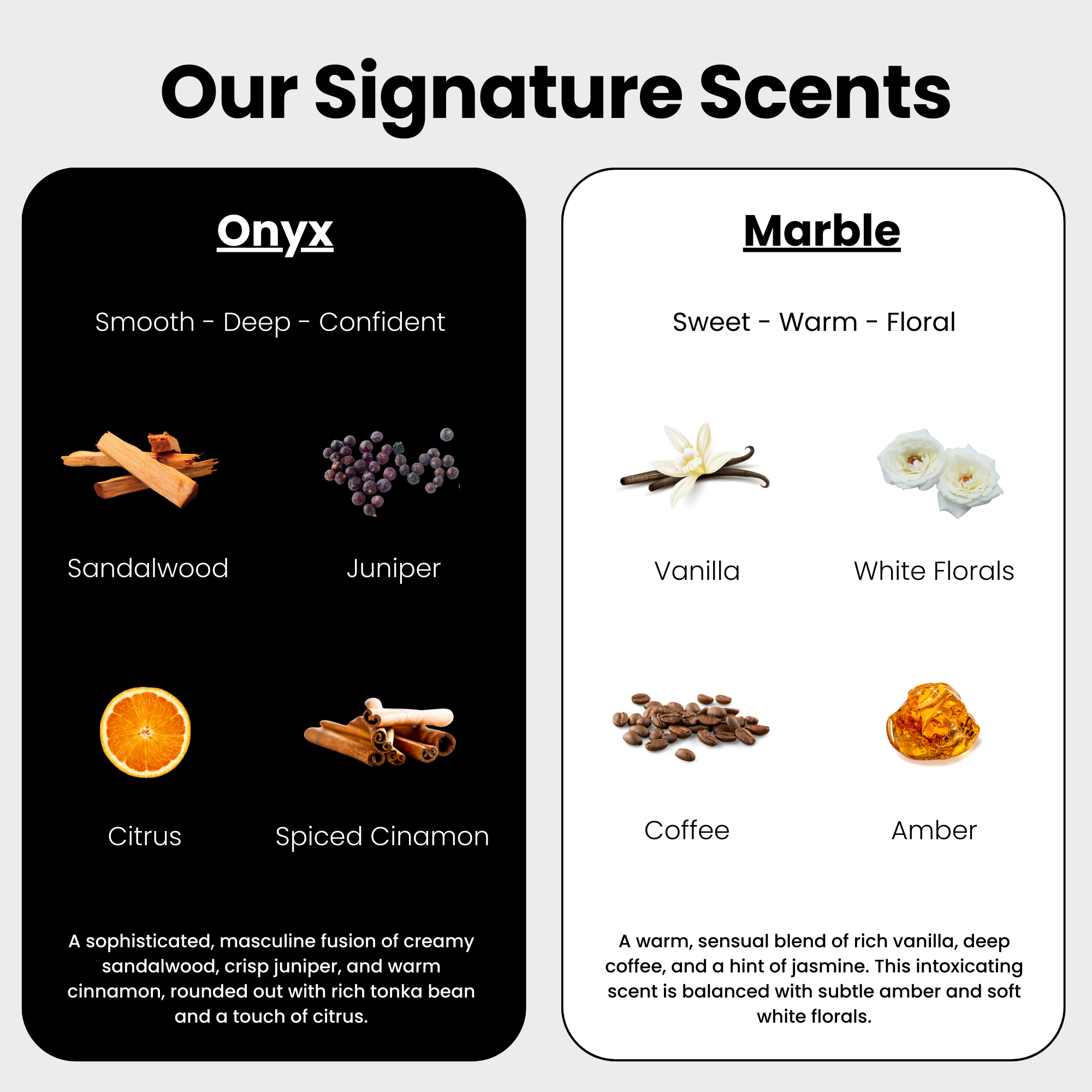 scent coffee vanilla juniper