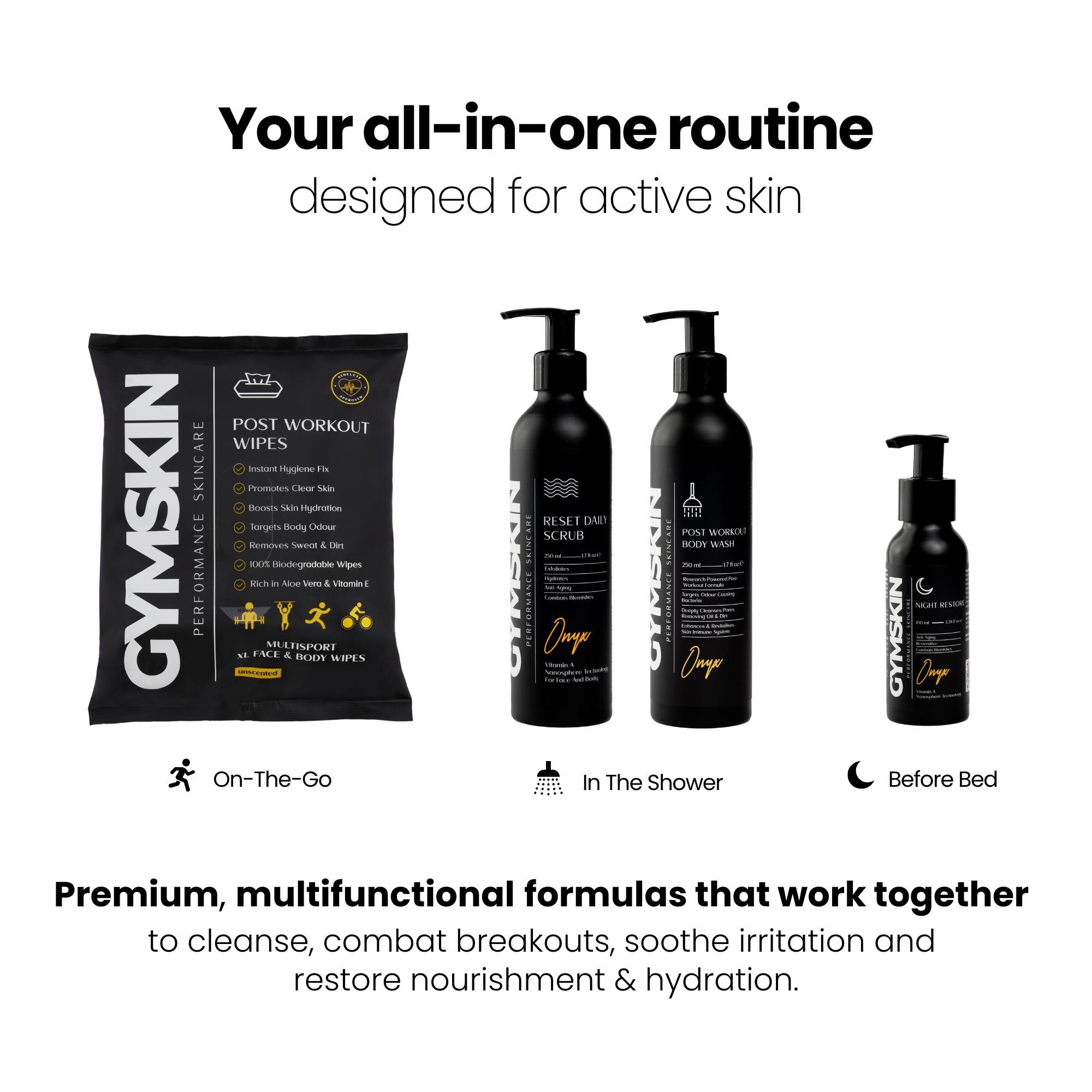 active skincare routine
