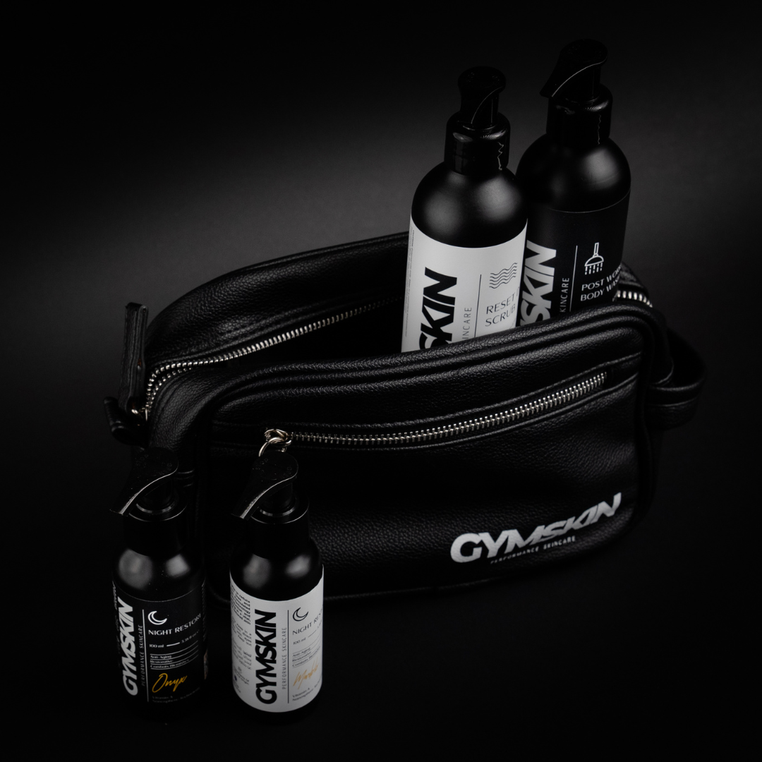 Faux Leather Wash Bag