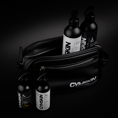 Faux Leather Wash Bag