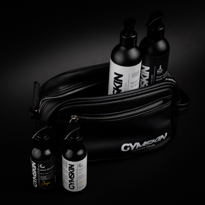 Faux Leather Wash Bag
