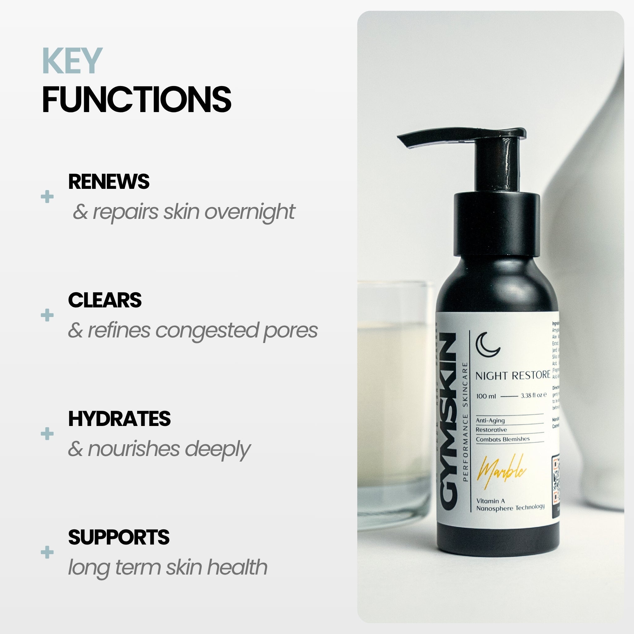 GYMSKIN Night Restore - 100ml — product photo 5