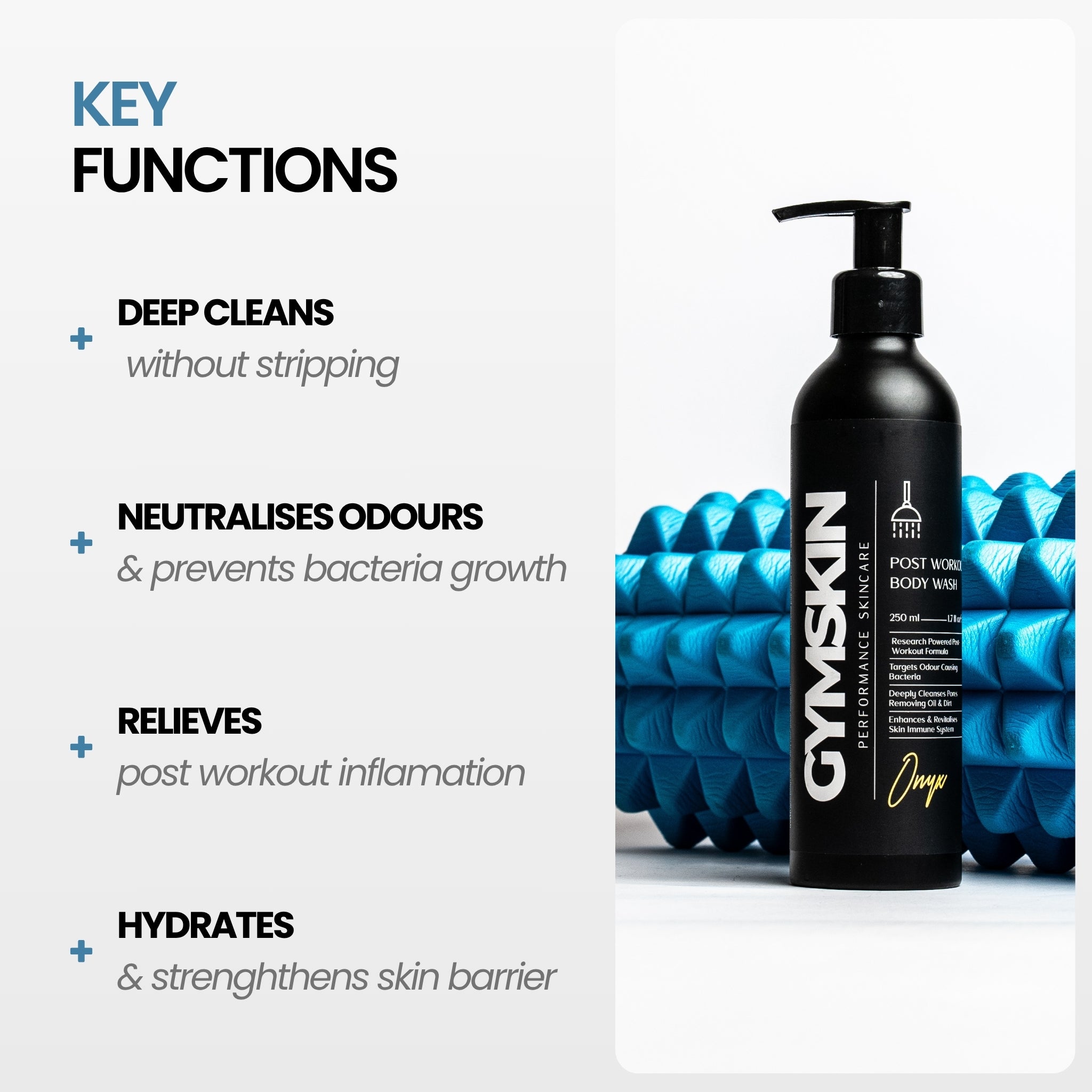 GYMSKIN Post Workout Body Wash - 250ml — product photo 5
