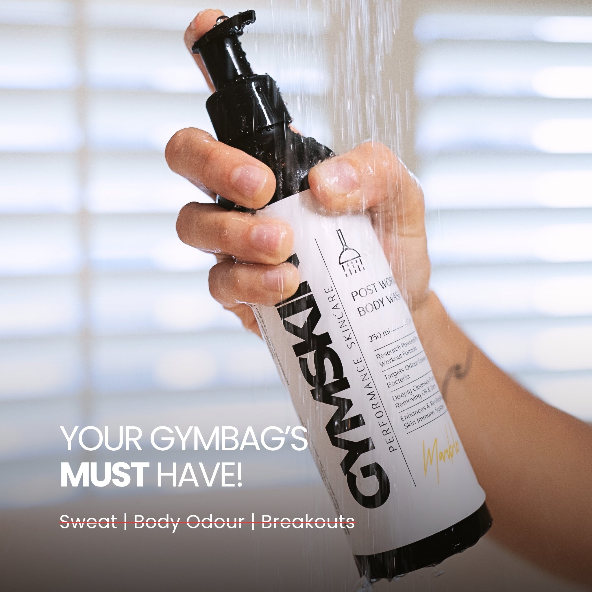 GYMSKIN Post Workout Body Wash - 250ml — product photo 7