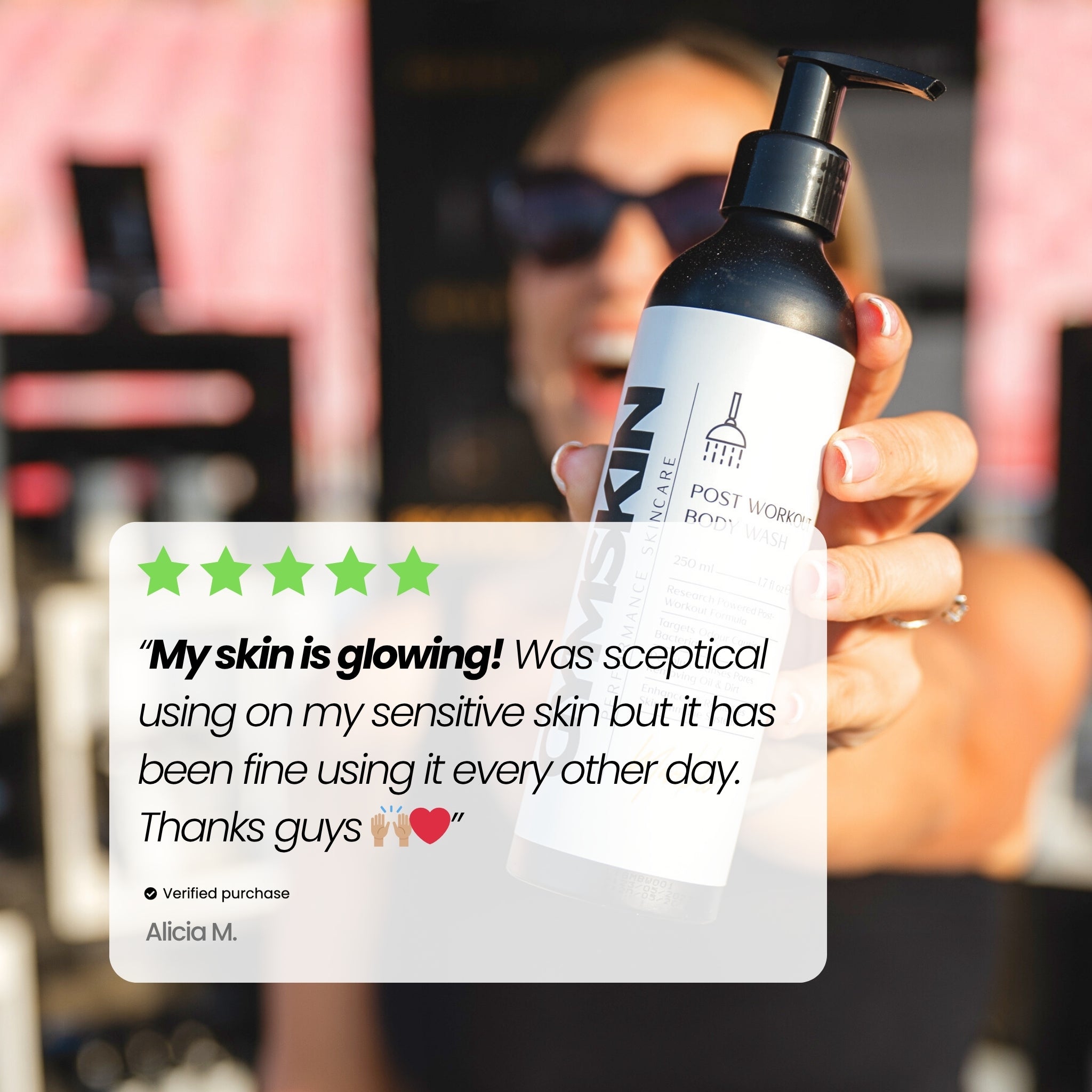 GYMSKIN Post Workout Body Wash - 250ml — product photo 8