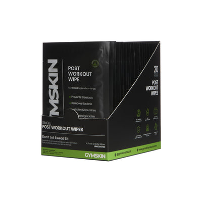 GYMSKIN Single Post Workout Wipes (20 Wipes) — product photo 2